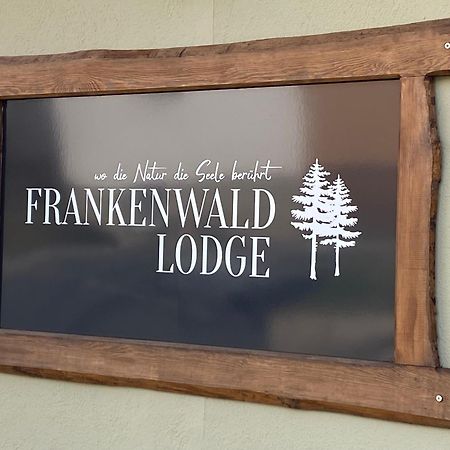 Frankenwald-Lodge Schwarzenbach am Wald Exteriör bild
