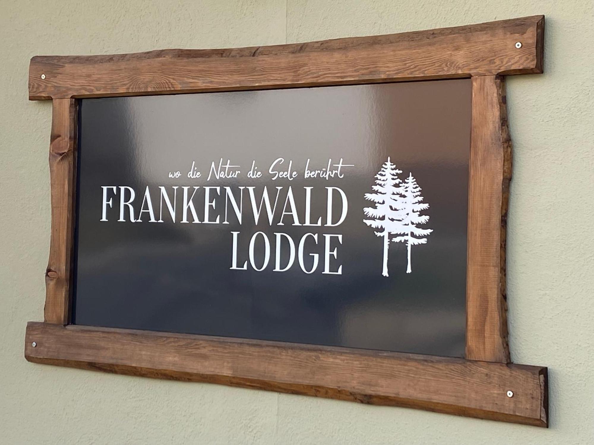Frankenwald-Lodge Schwarzenbach am Wald Exteriör bild